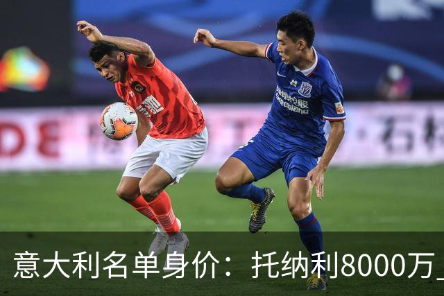 意大利名单身价：托纳利8000万 巴斯托尼6500万 仅10人超过3千万